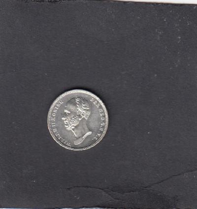 Beschrijving: 25 Cent WILLEM II